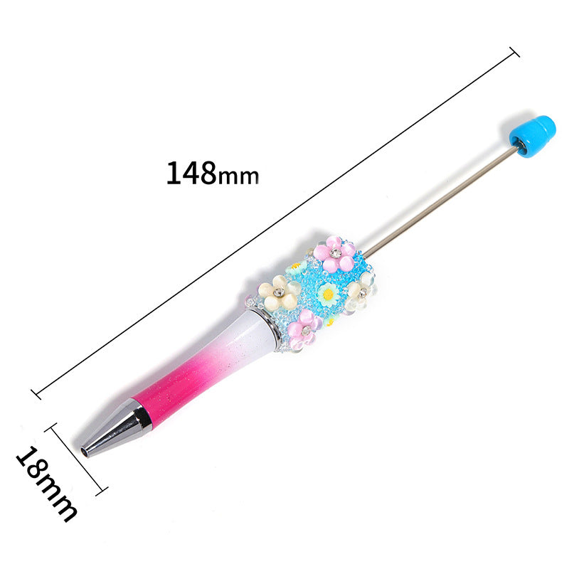 New Creative Flower Starry Sugar Pen Handmade DIY Ballpoint Pen Spot Wholesale Ballpoint Pen